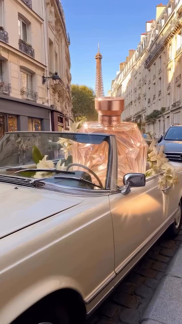 Parfum I Am Mercedes në makinë kabriolet – Mercedes-Benz Parfums-Kosovo
