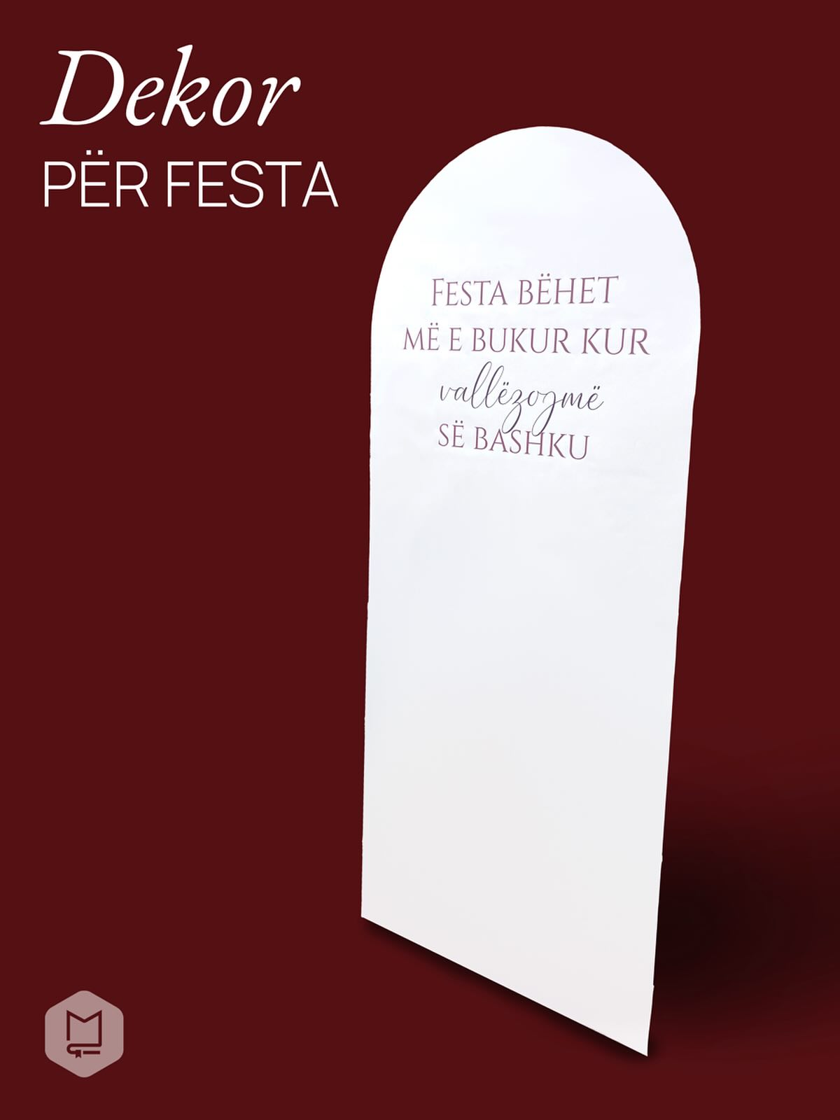 Strukturë dekorative harkore për festa – MigrosPrint_GiftShop