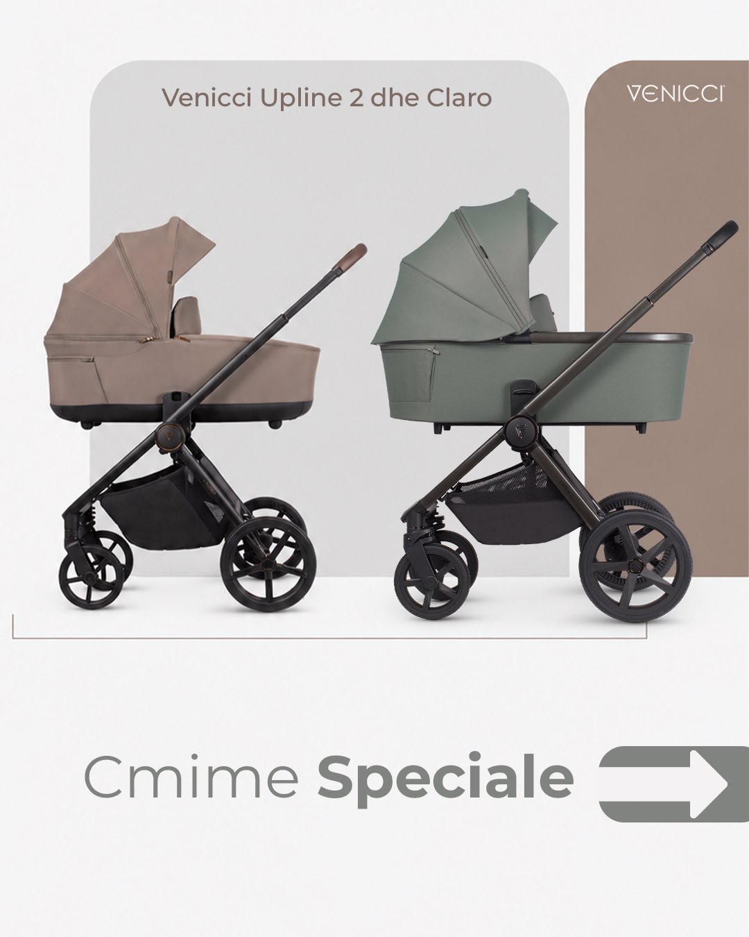 Karroca Venicci Upline 2 dhe Claro – Mimmo Baby Store (Kosovë)