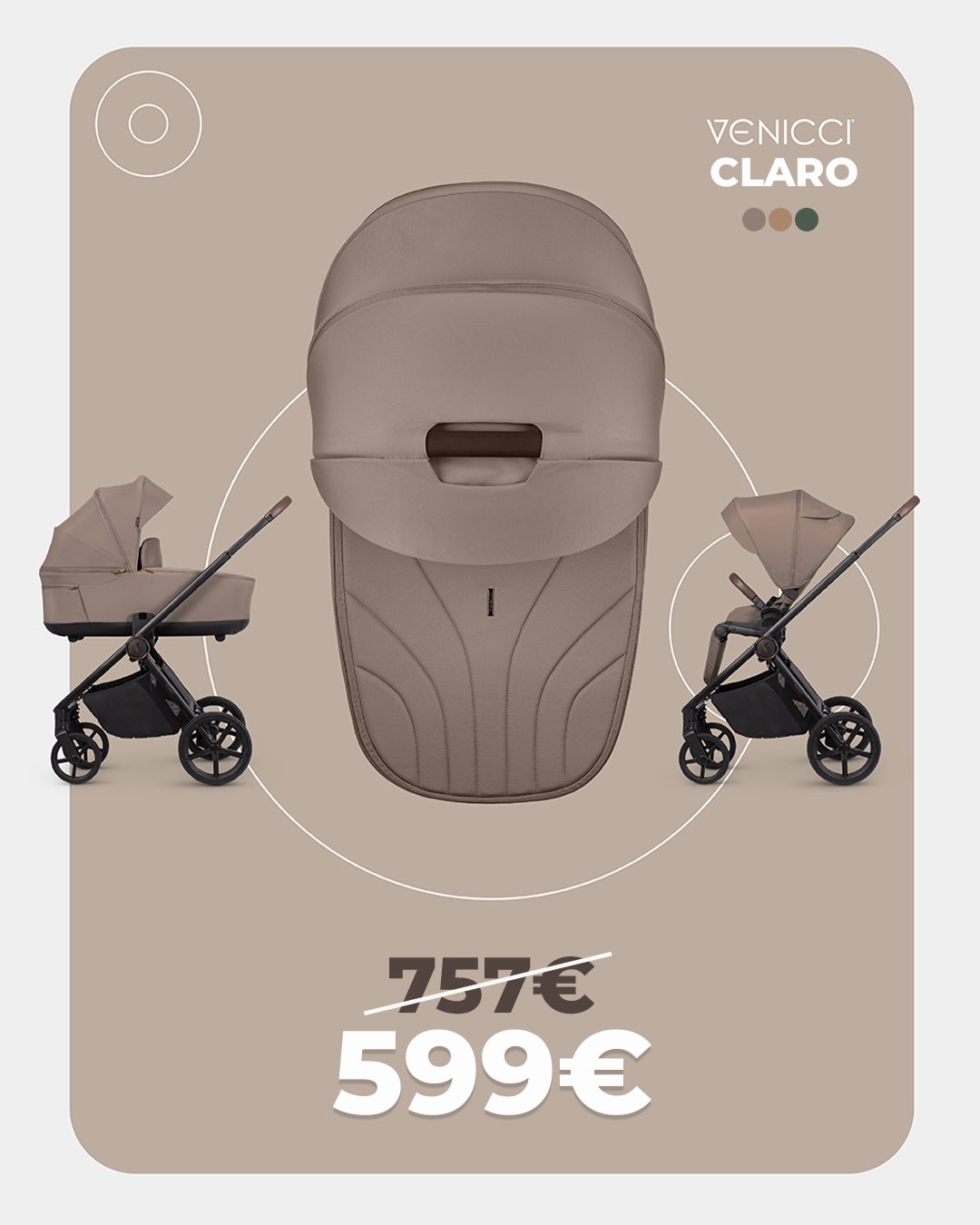 Karroca Venicci Upline 2 dhe Claro – Mimmo Baby Store (Kosovë) (2)