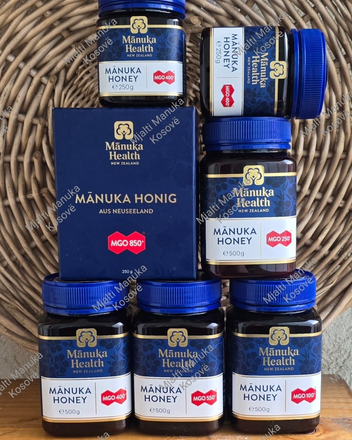 Mjaltë Manuka Health MGO 850 në kavanoza 500 g – mjalti manuka kosovë