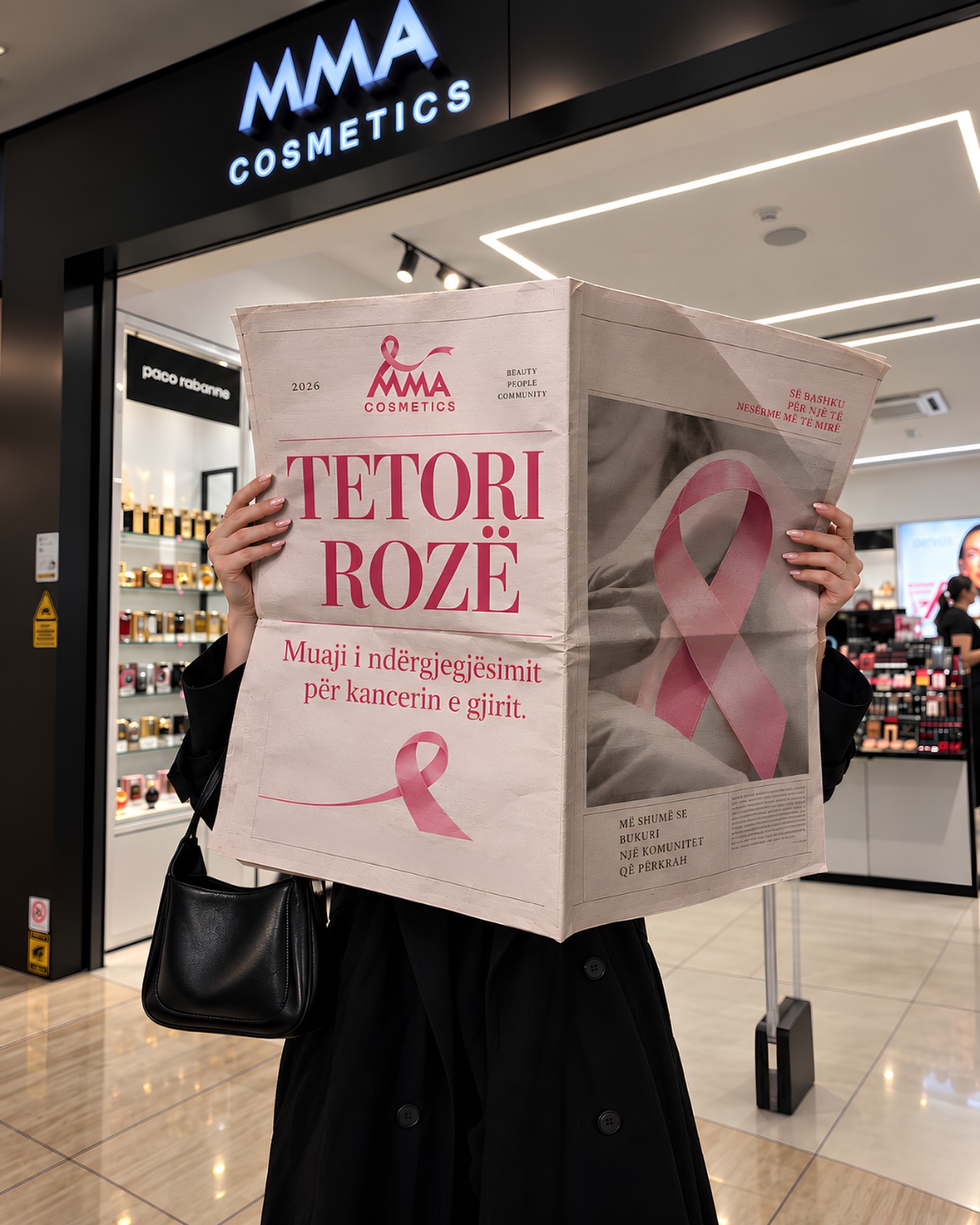 Fushatë Tetori Rozë për kancerin e gjirit – MMA COSMETICS