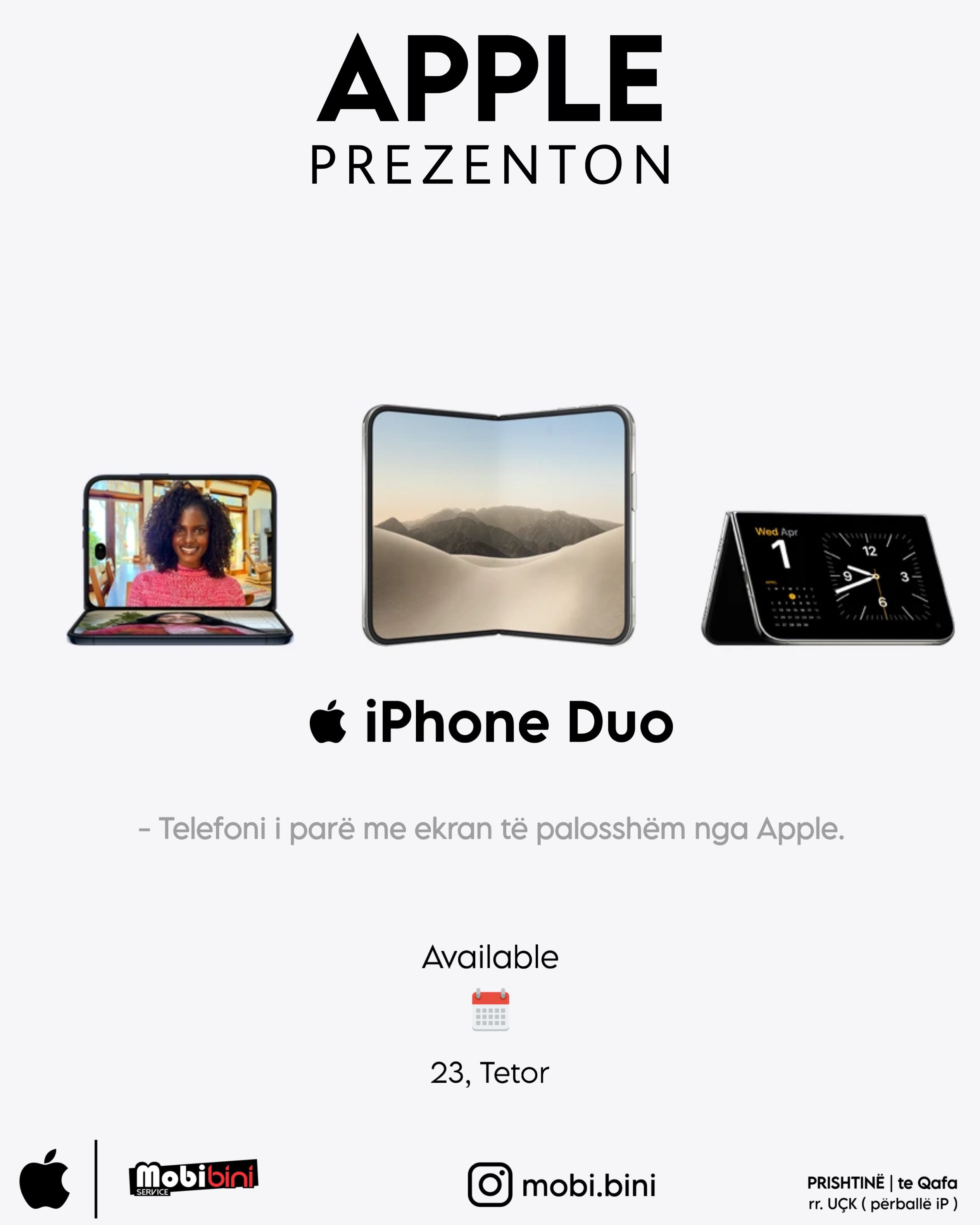 iPhone Duo telefon me ekran të palosshëm – Mobi Shop BINI⌚️🎧💻📲 (2)