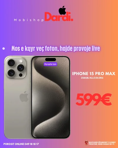 Iphone 15 Pro Max 256GB mobidardi