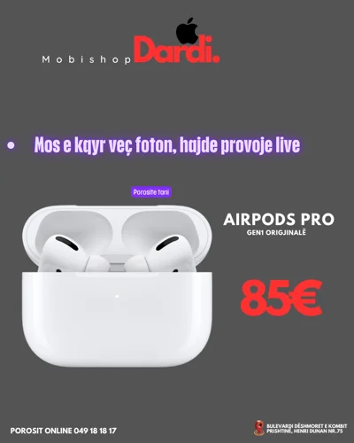 Kufje AirPods Pro gjenerata e 1-rë