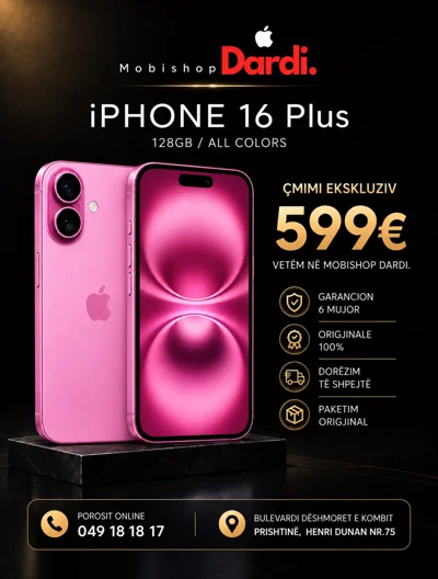 Iphone 16 Plus ofertë mobidardi