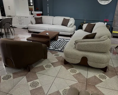 Set divanesh krem me kolltuk kafe