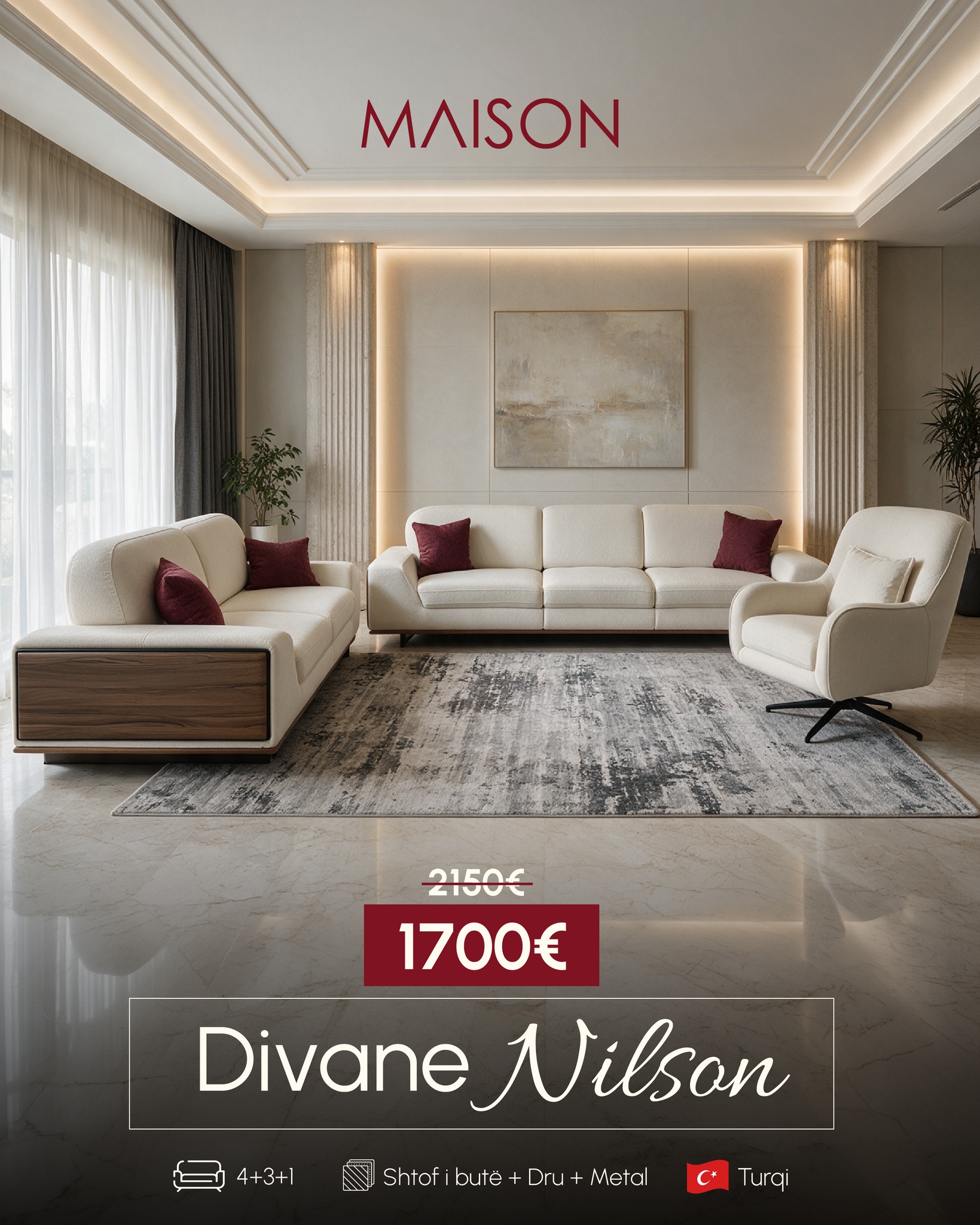 Set Divanesh Nilson – MOBILERIA MAISON
