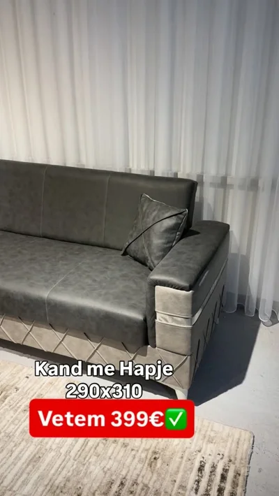 Kënd ulës me hapje gri i errët 290x310