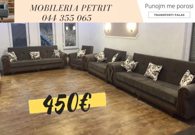 Set kauçësh gri e errët 3-3-2-1