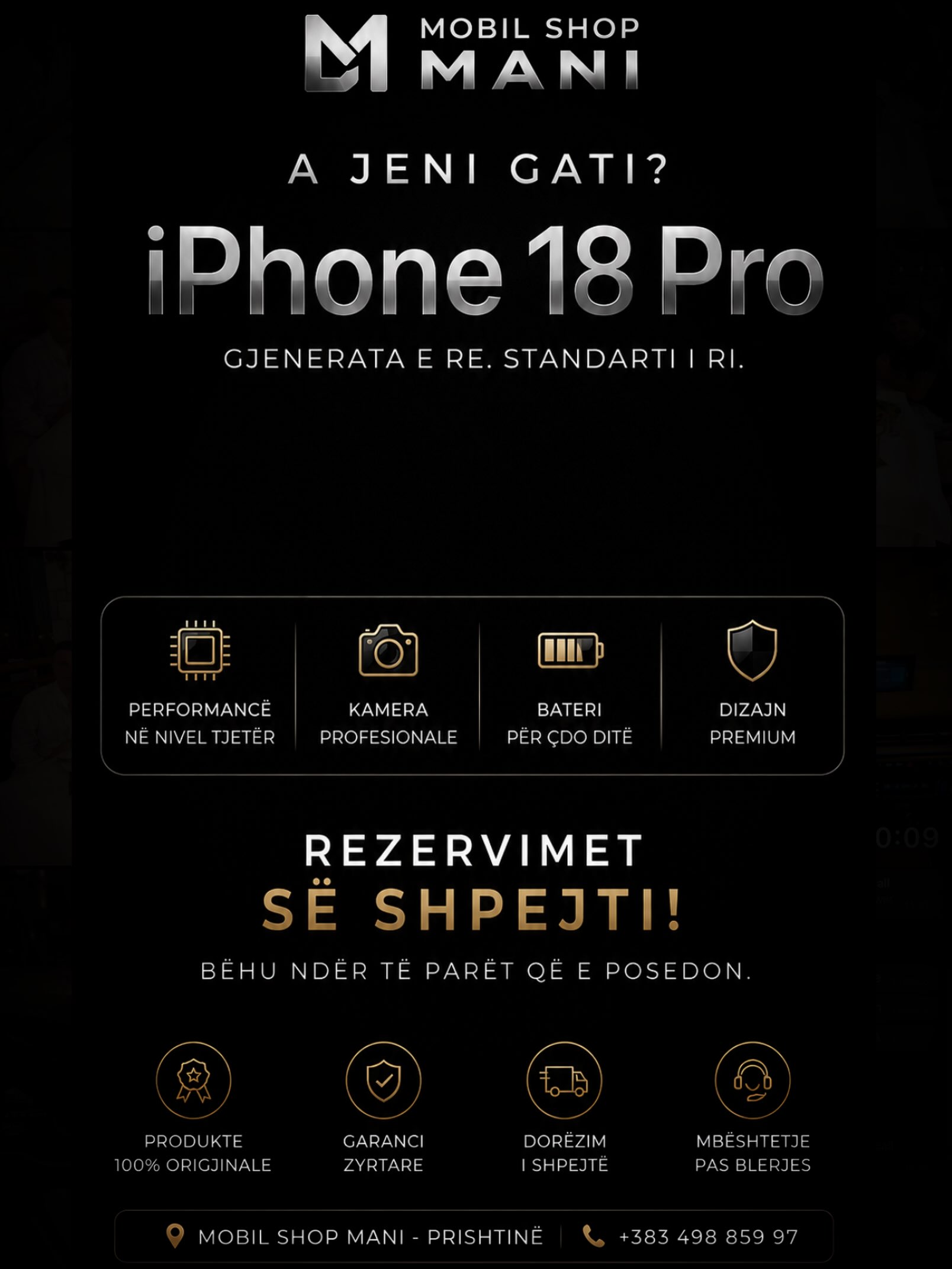 iPhone 18 Pro me dizajn të ri – Mobile Shop MANI