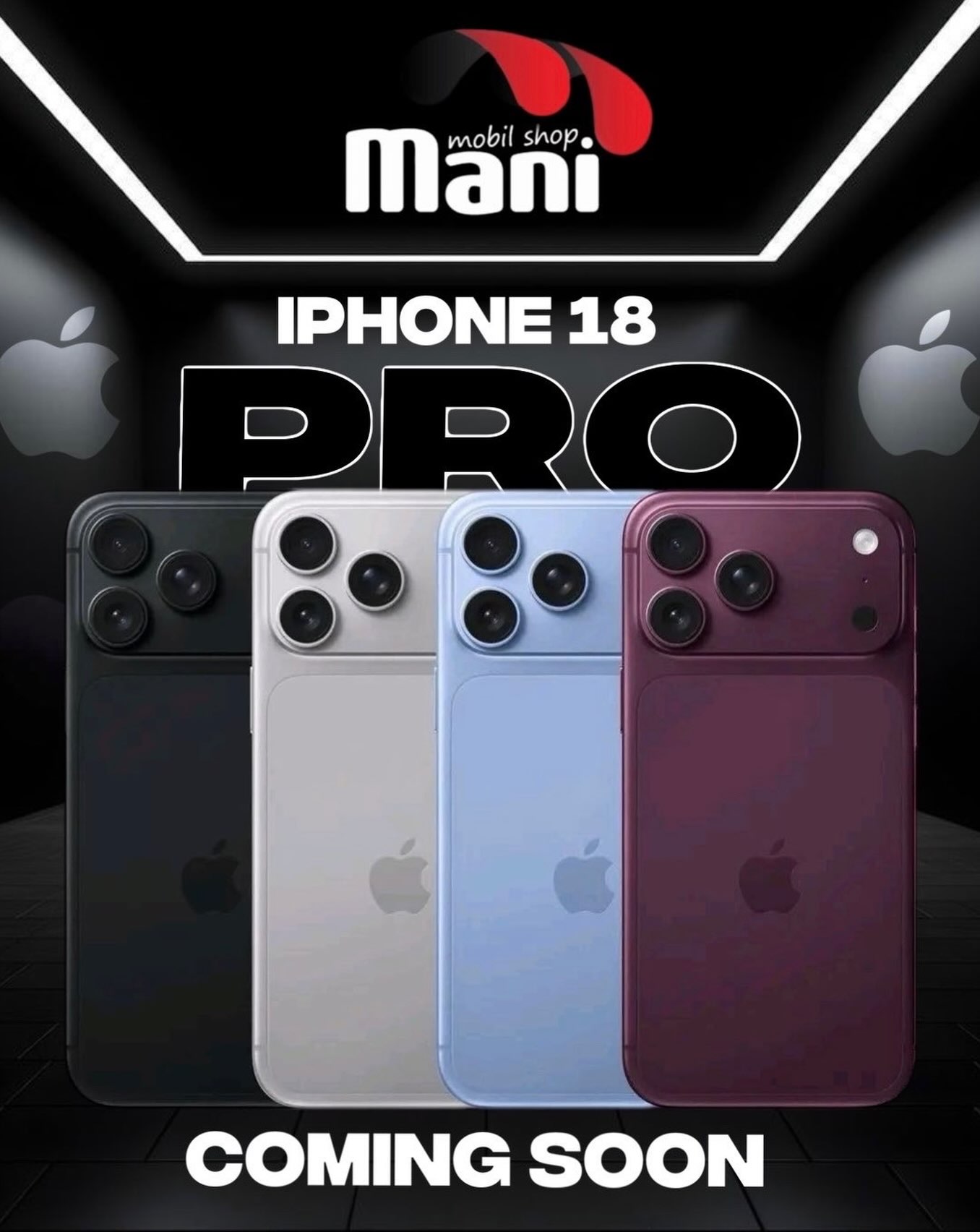 iPhone 18 Pro në katër ngjyra – Mobile Shop MANI