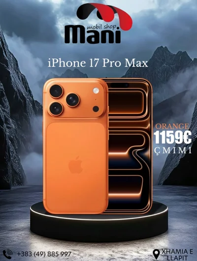 iPhone 17 Pro Max portokalli