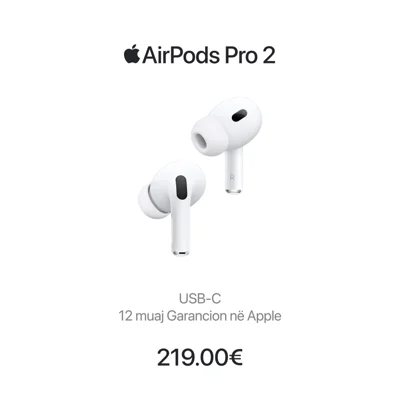 Kufje AirPods Pro 2 me USB-C