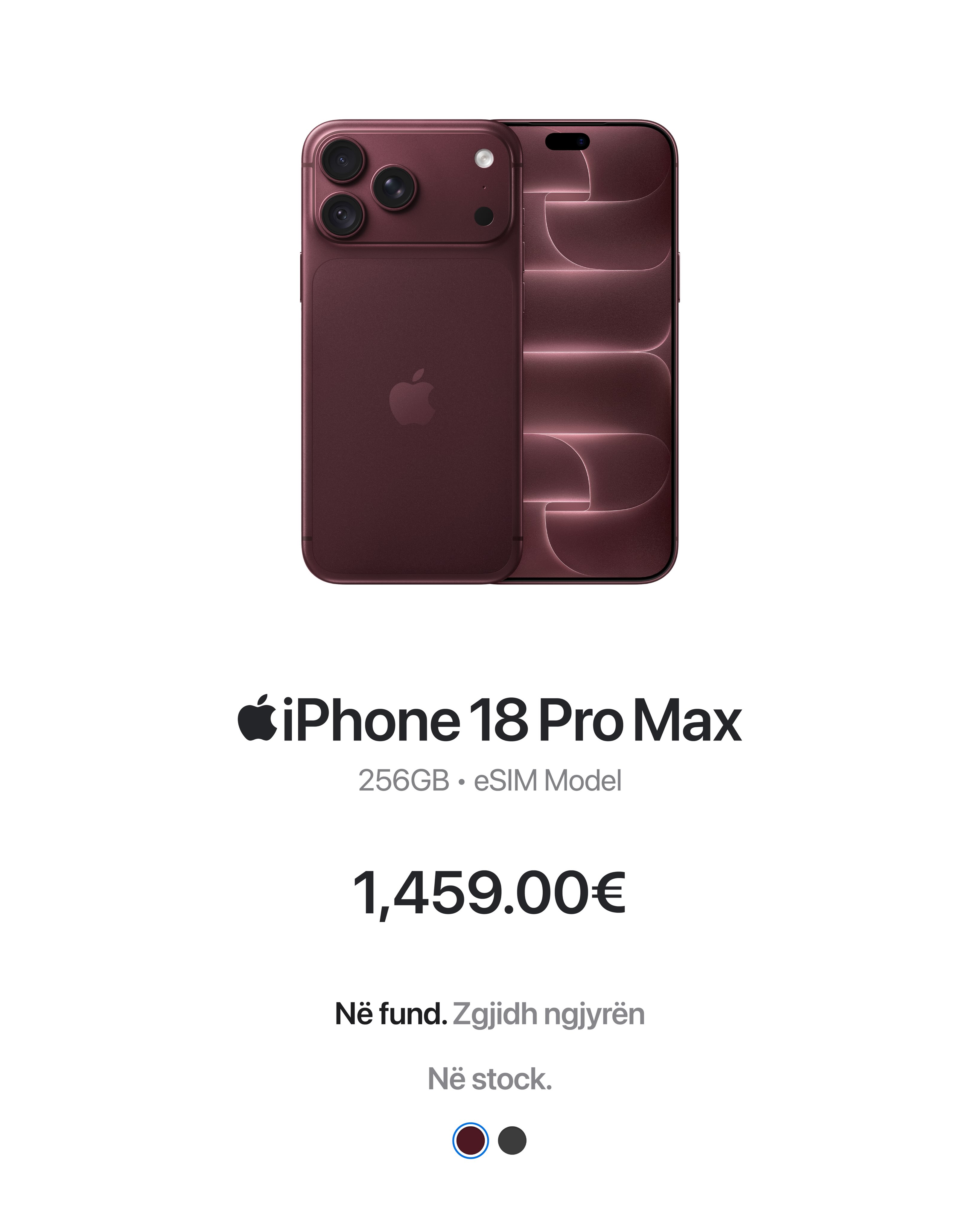 iPhone 18 Pro Max 256GB eSIM i zi – mobilshoparigjakove (2)