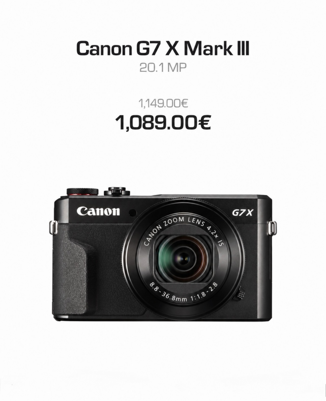 Kamerë kompakte Canon G7 X Mark III – Mobil Shop Daki Pejë