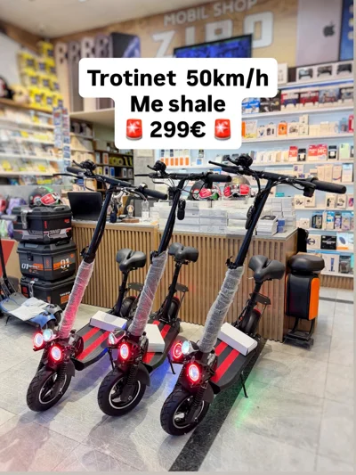 Trotinet elektrik 50km/h me ulëse