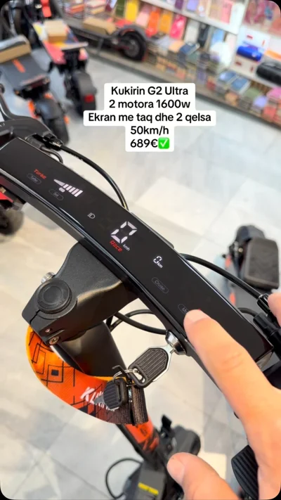 Trotinet elektrik Kukirin G2 Ultra me dy motorë