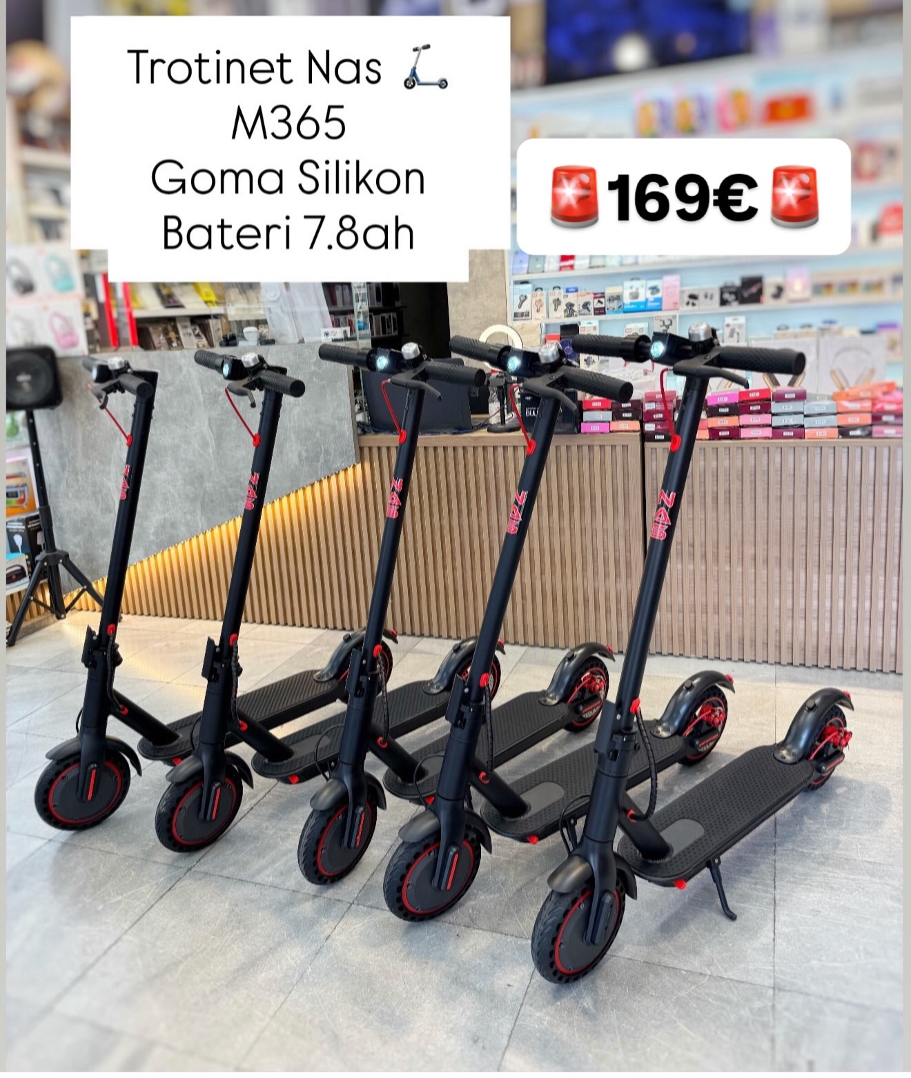Trotinet elektrik M365 me bateri 7.8Ah – ZIPO  Mobil Shop & Smart Elektronics
