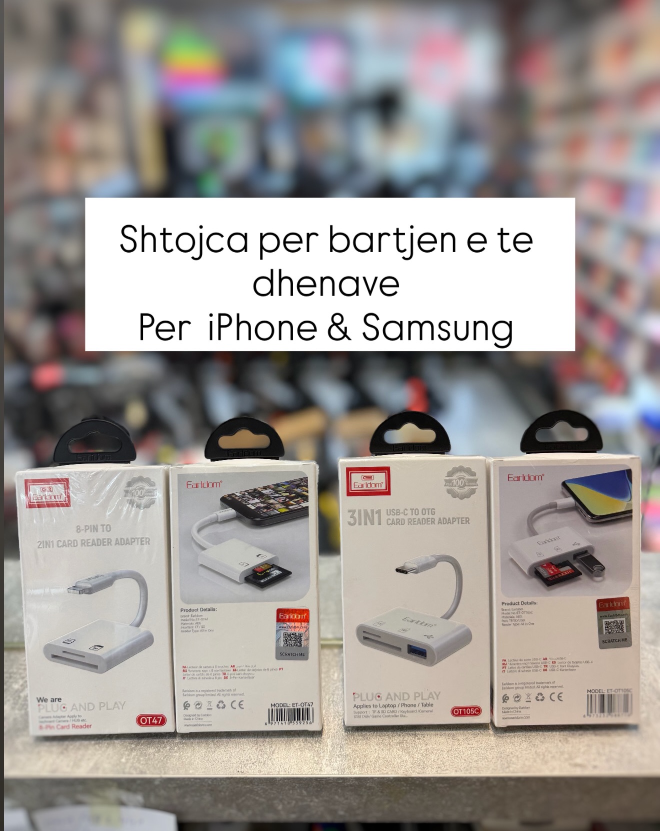 Lexues kartelash për iPhone dhe Samsung – ZIPO  Mobil Shop & Smart Elektronics