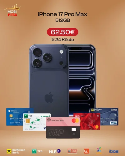 iPhone 17 Pro Max 512GB me këste