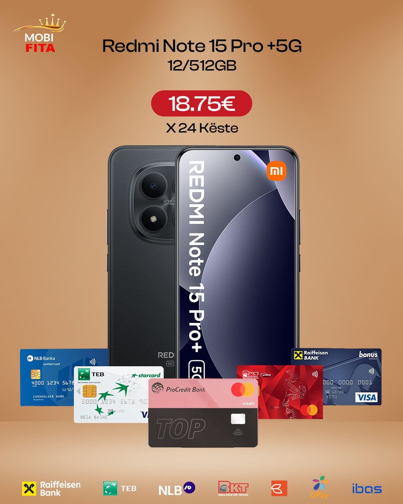 Xiaomi Redmi Note 15 Pro+ 5G 12/512GB – MOBISHOP FITA