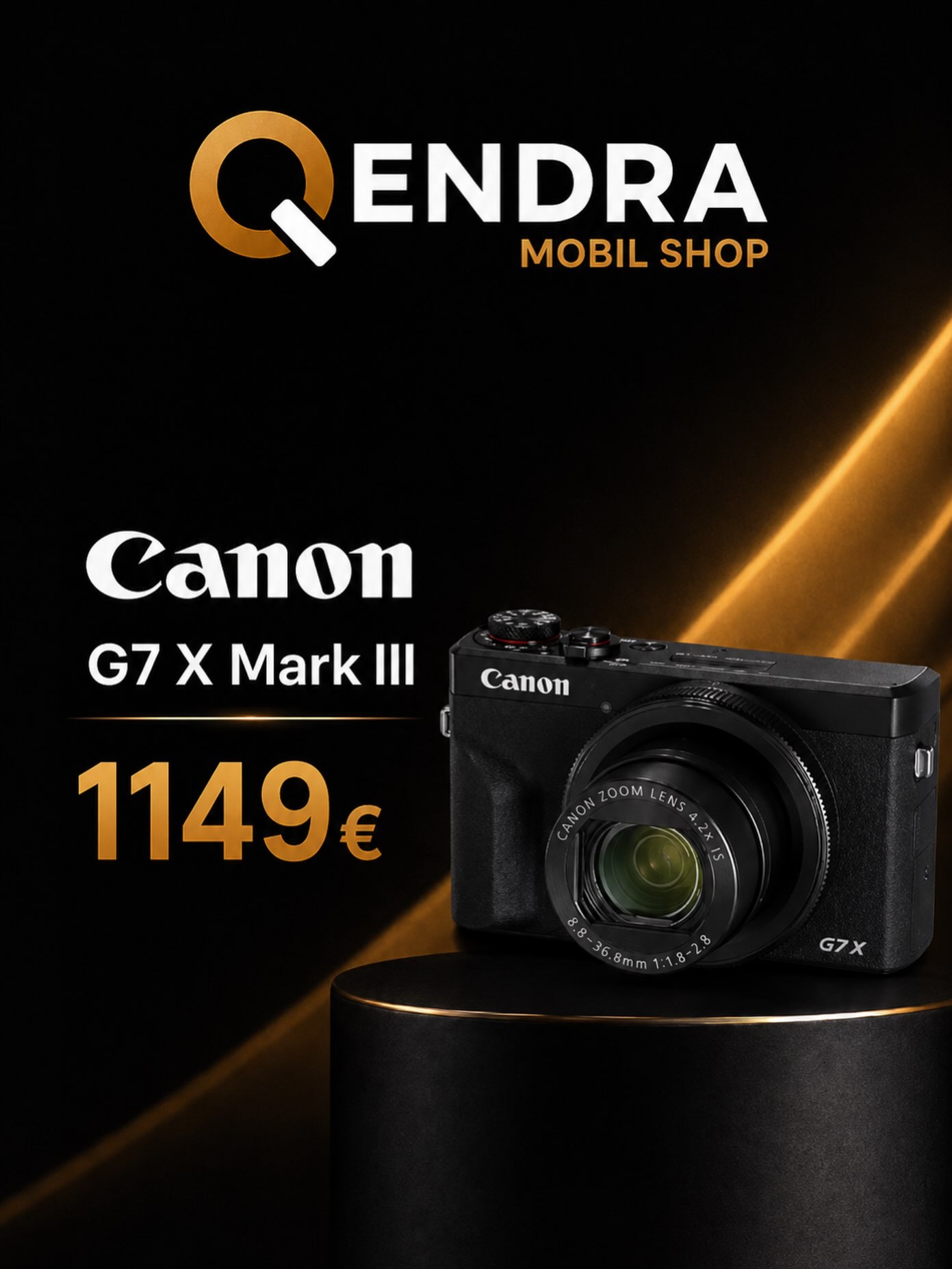 Kamerë Canon G7 X Mark III – Qendra Mobil Shop