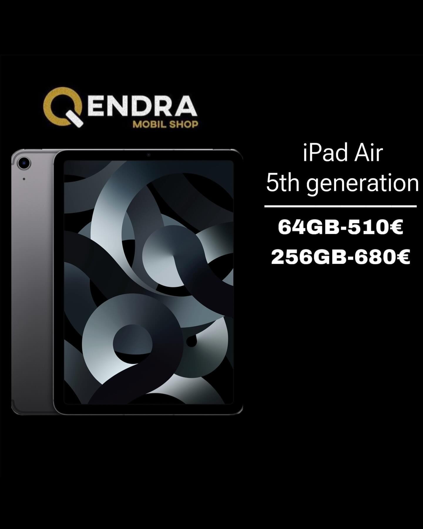 iPad Air gjenerata e 5-të 64GB dhe 256GB – Qendra Mobil Shop
