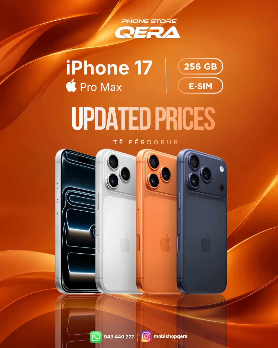iPhone të përdorur 256GB në disa modele – MOBI SHOP QERA