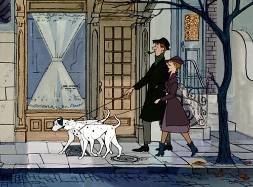 Ilustrim i qenve dalmatinë me pronarët – My Pet Shop
