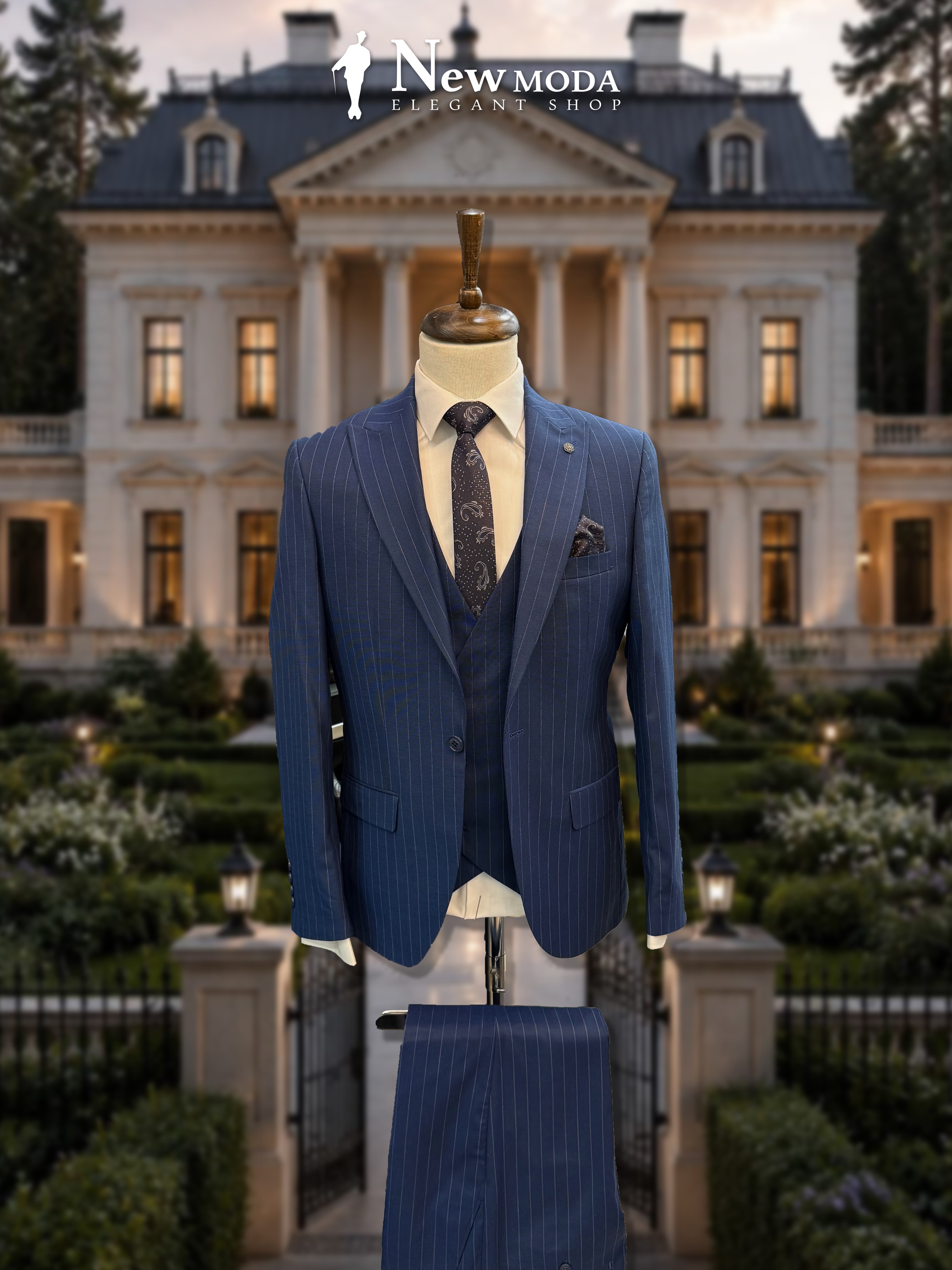 Kostum treshe blu me vija – New Moda Elegant Shop