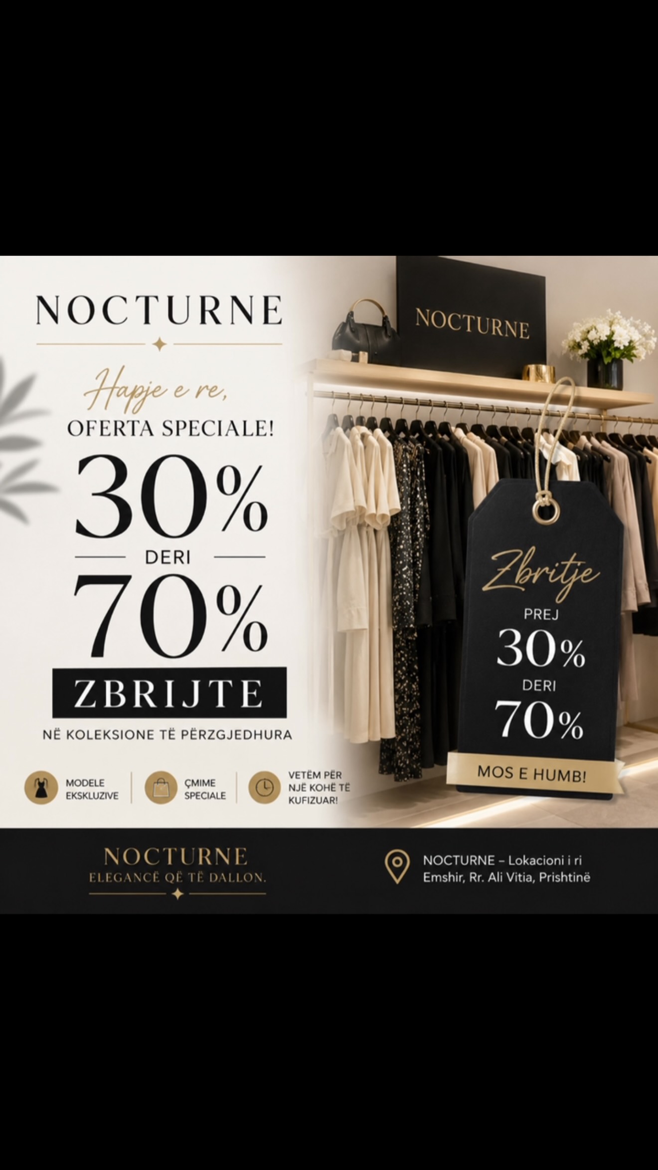 Koleksioni i veshjeve për femra në zbritje – nocturne.kosova