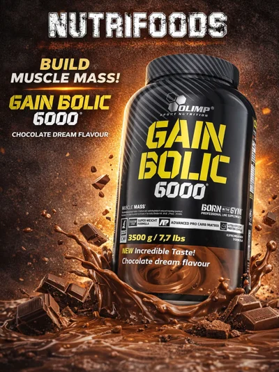 Gainer Gain Bolic 6000 për masë muskulore