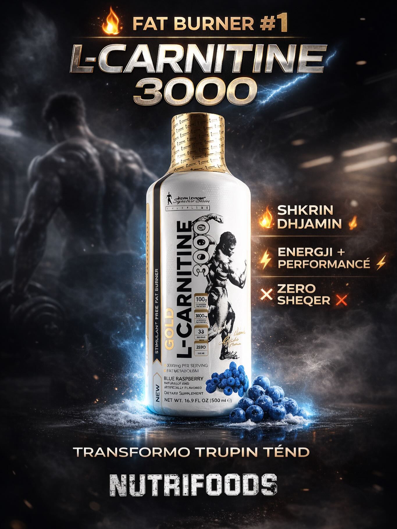 Levrone Gold L-Carnitine 3000 e lëngshme – ProteinOnline
