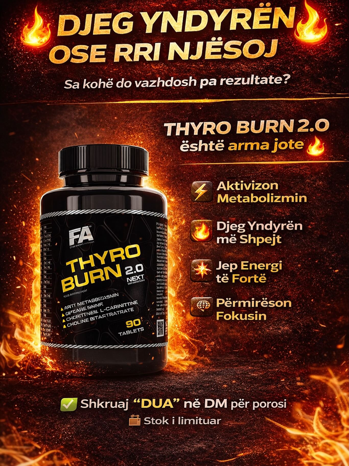 Djegës yndyre Thyro Burn 2.0 – ProteinOnline
