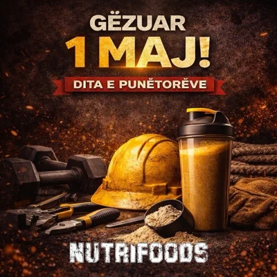 Urim për 1 Majin me suplemente fitnesi