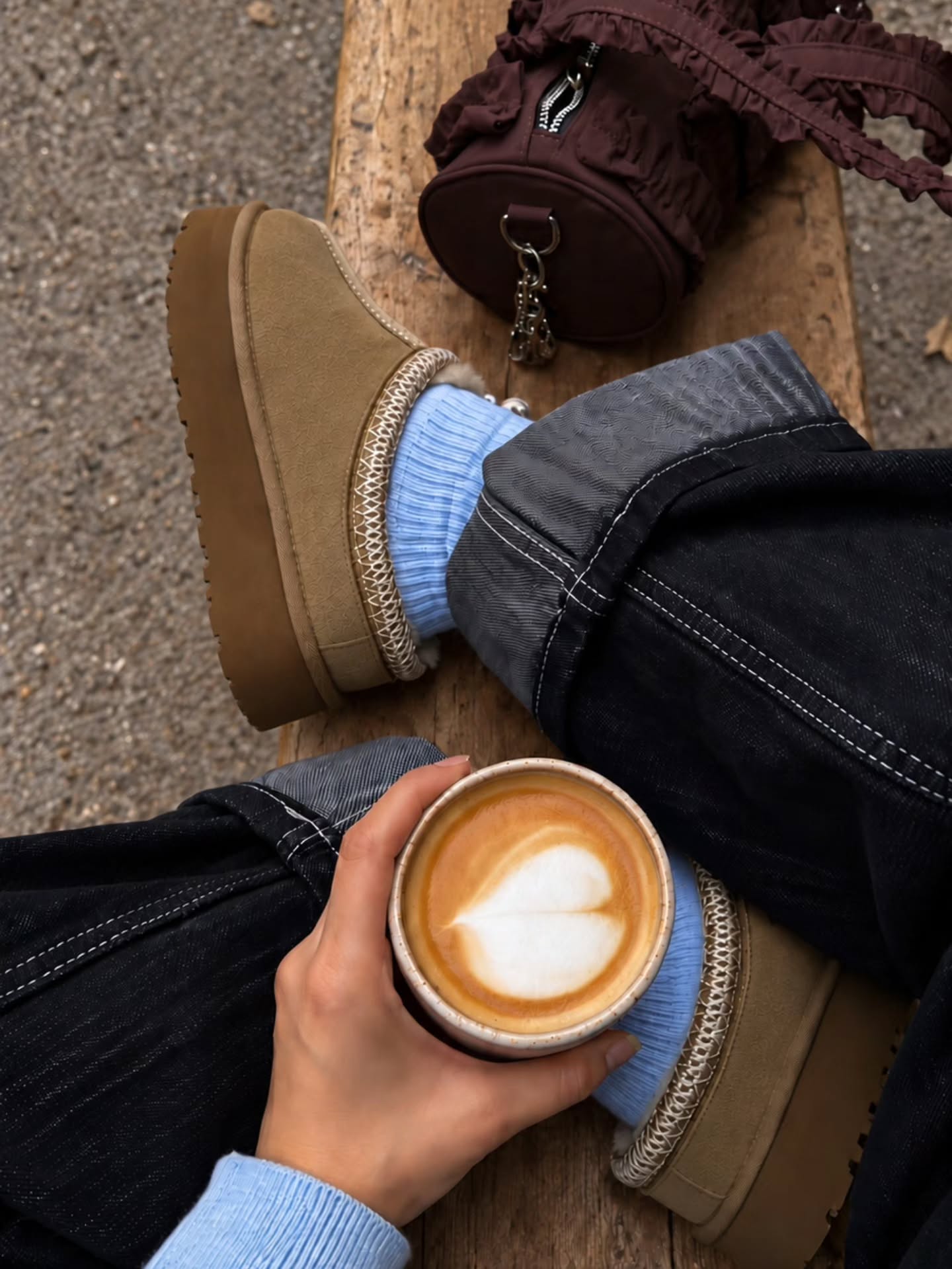 Papuçe UGG me platformë për vjeshtë – Office Shoes Kosovo