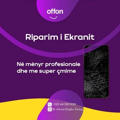 Riparim i ekranit të telefonit