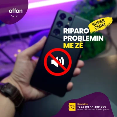Riparim i problemit me zë në telefon