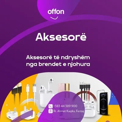 Aksesorë telefoni nga brende të njohura