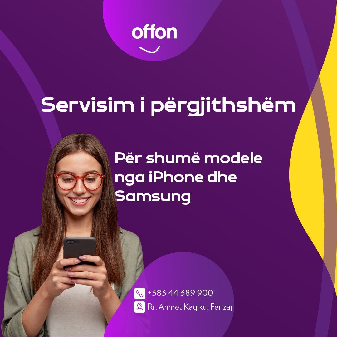 Servisim telefonash iPhone dhe Samsung – offon mobile