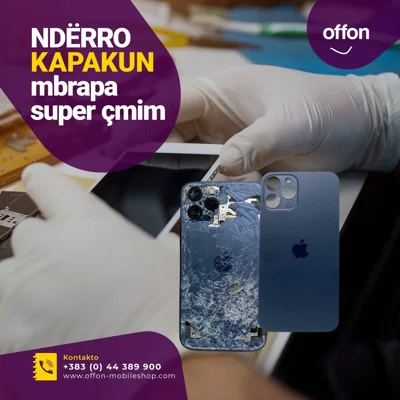 Ndërrim i kapakut të pasmë për iPhone