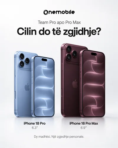 iPhone 18 Pro dhe iPhone 18 Pro Max
