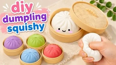 Lodër squishy në formë dumplingu
