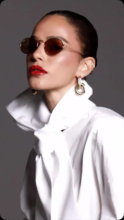 Syze dielli Ray-Ban me xham të kuq