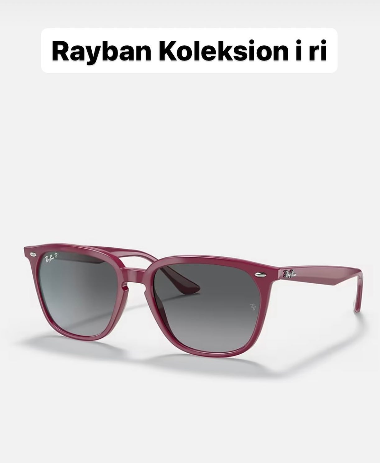 Syze dielli Ray-Ban bordo – Syze origjinale