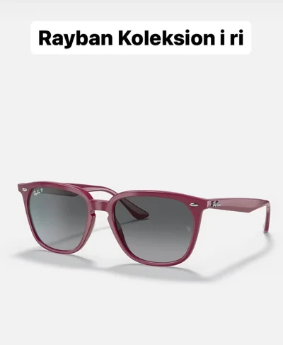 Syze dielli Ray-Ban bordo