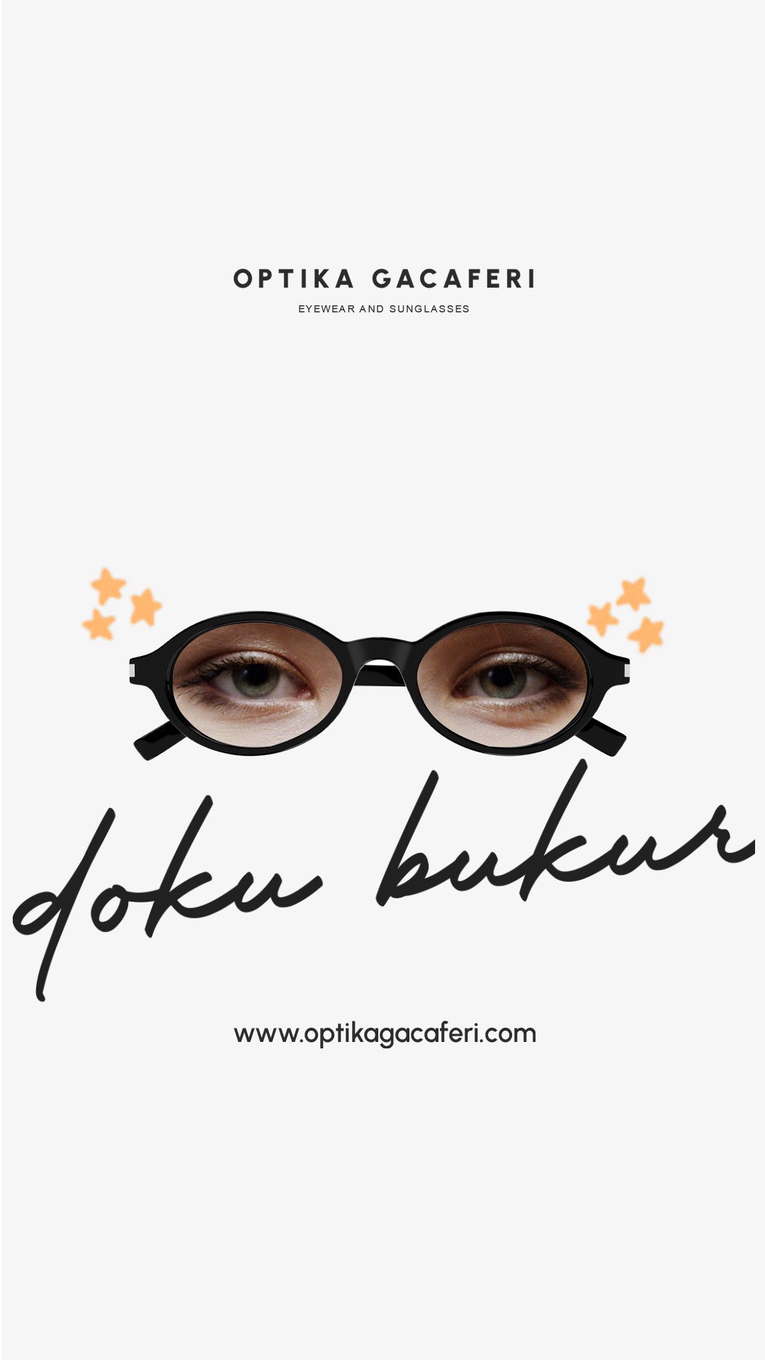 Syze me kornizë të rrumbullakët të zezë – Optika Gacaferi
