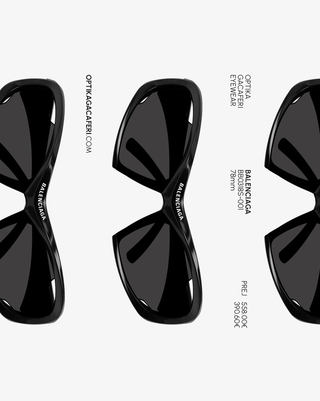 Syze dielli Balenciaga BB0318S të zeza – Optika Gacaferi
