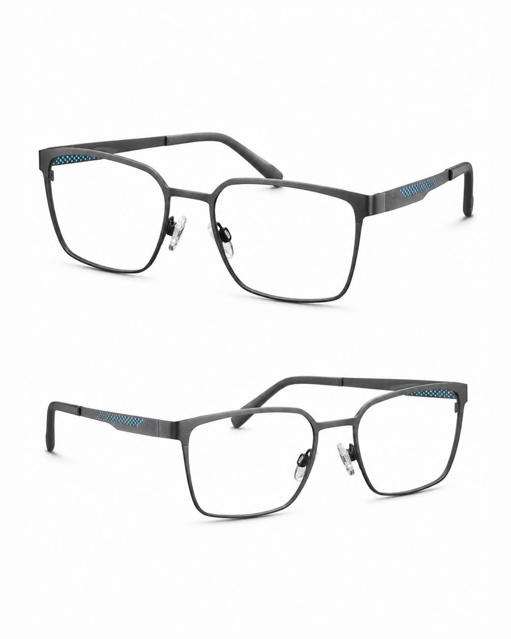 Korniza optike metalike të zeza drejtkëndëshe – Optika Moda (2)